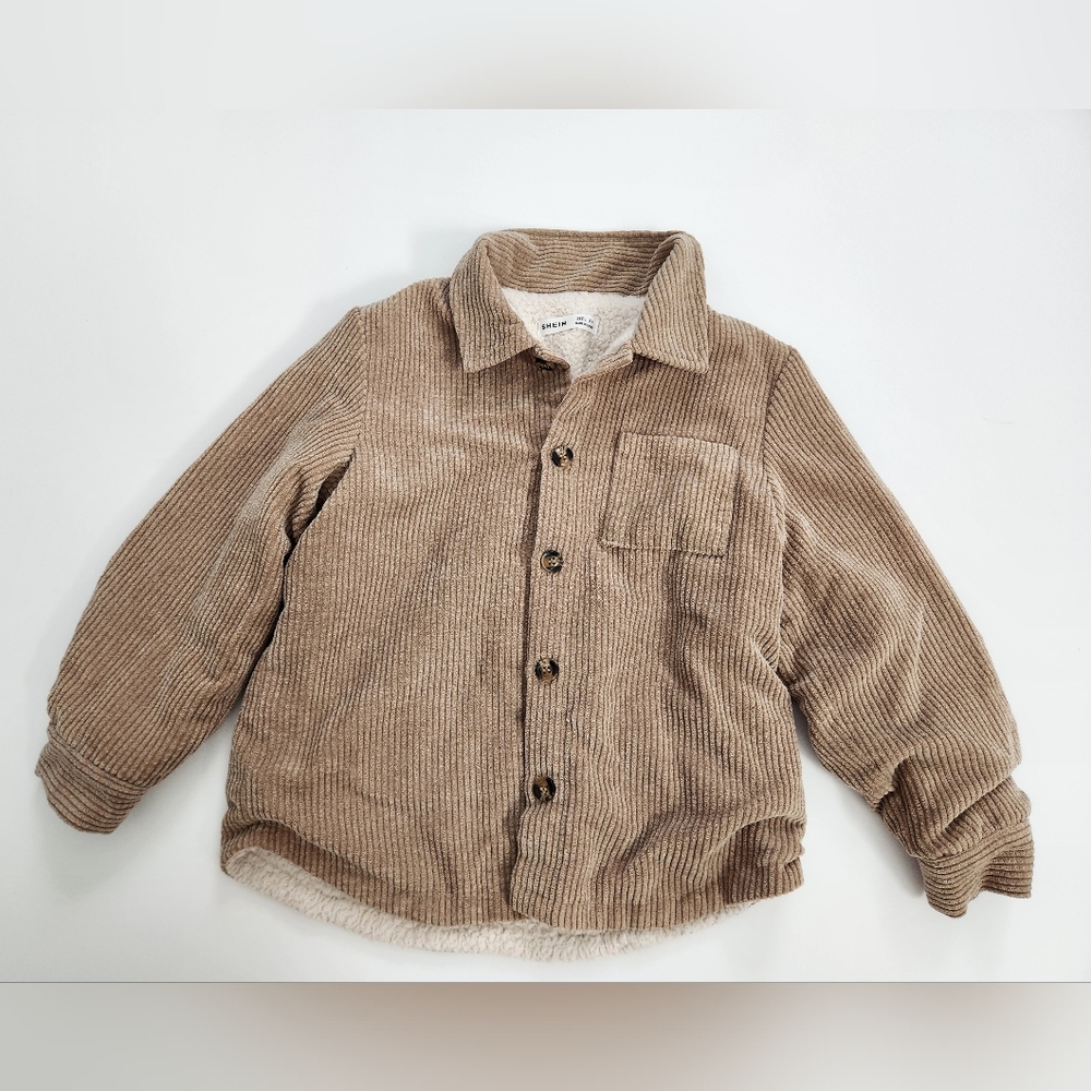 Shein Boys Brown Jacket size‎ 6 Years